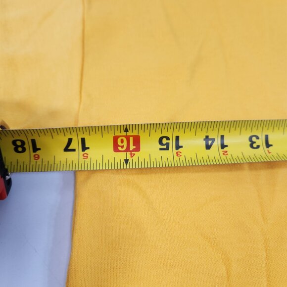 Vintage Girls Yellow Polo Shirt Sears Size 14-16 Casual - Picture 10 of 11